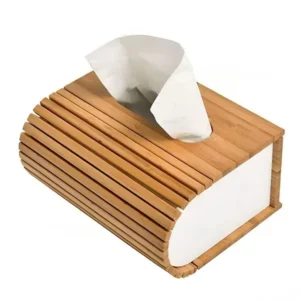 Bamboo Tissue Box Cover with Slide-Out Design1 (1)