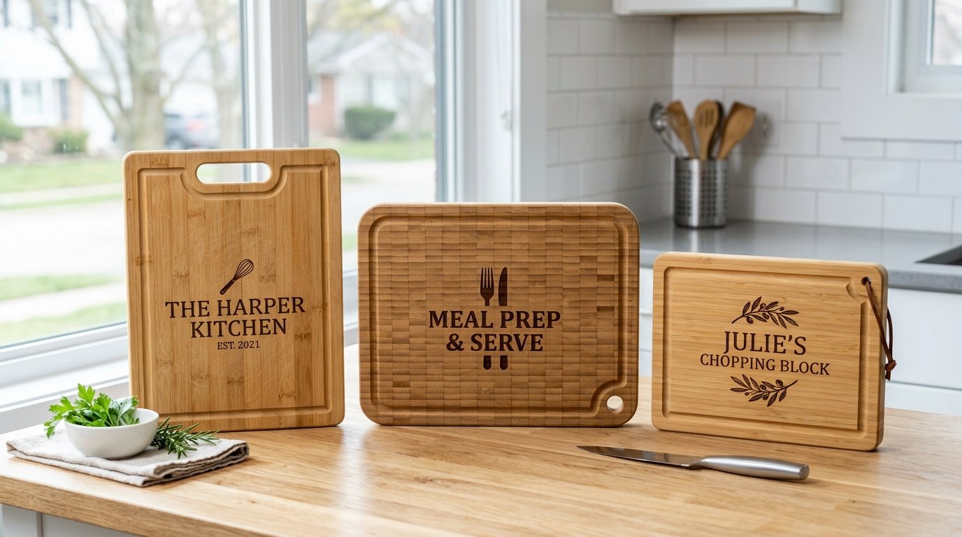 custom bamboo cutting board comparison