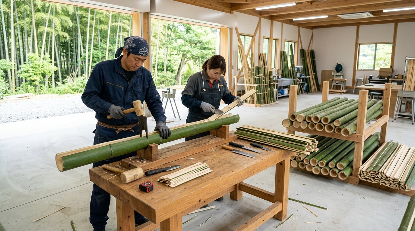 How to Prepare Bamboo Culms for Making Boards