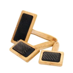 Bamboo Slicker Brush for Dogs & Cats (1)