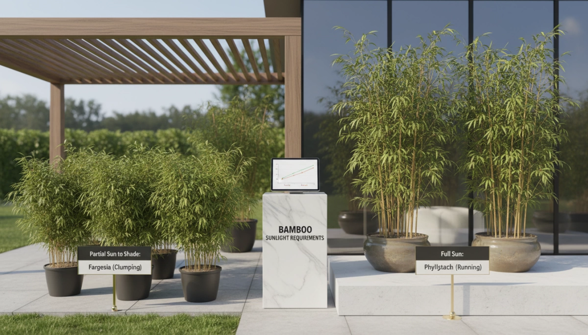 Bamboo Sunlight Requirements and Varieties
