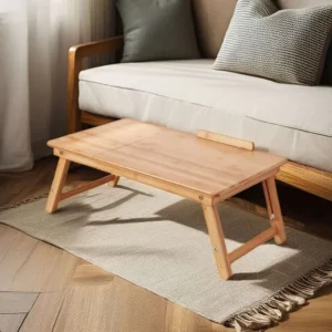 Foldable Bamboo Lap Desk with Drawer and Handle Wholesale