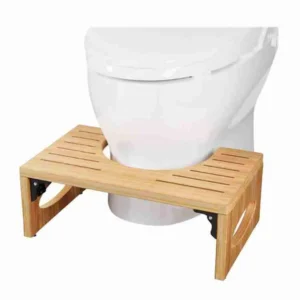 Foldable Bamboo Toilet Stool for Squatting (1)