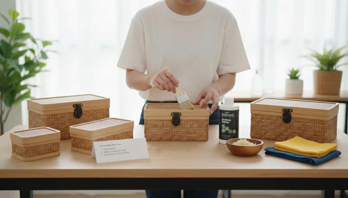 bamboo box maintenance and weatherproofing tips