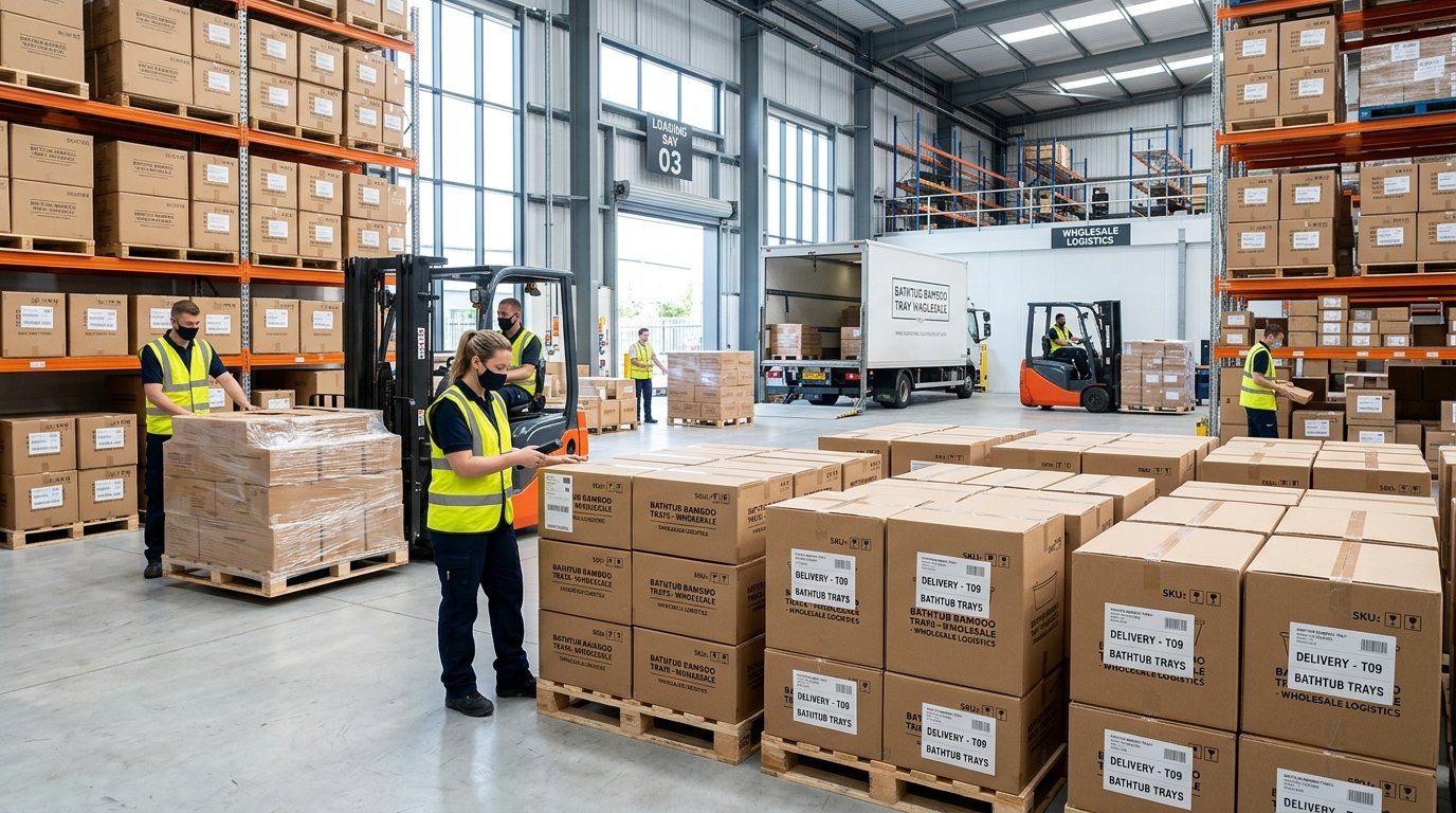 Bathtub Bamboo Tray Wholesale Logistics