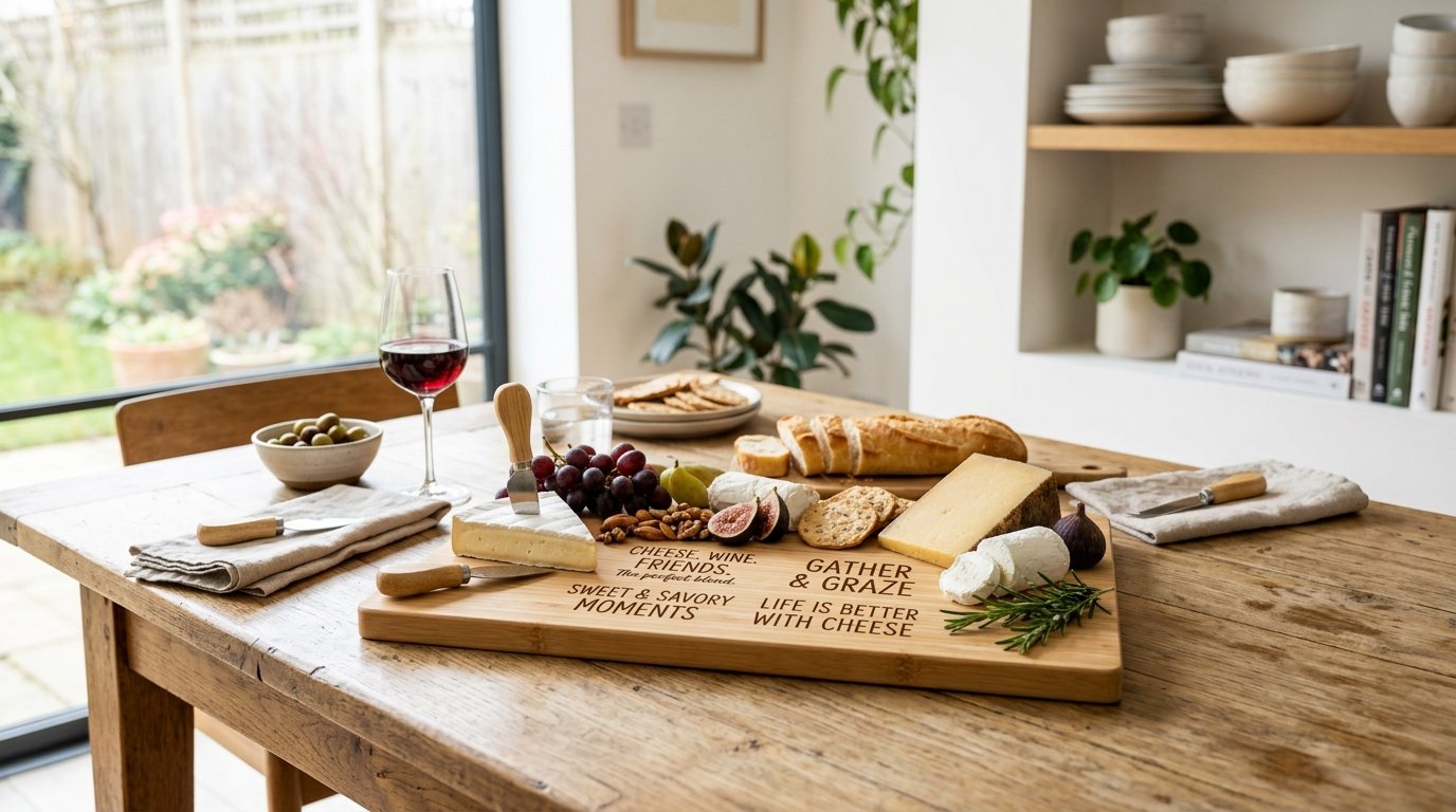 Bamboo Cheese Board Quote Ideas