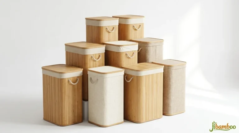 Eco Friendly Bamboo Laundry Baskets in Bulk for Business
