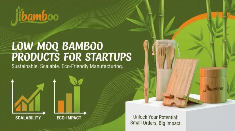 low moq bamboo products for startups