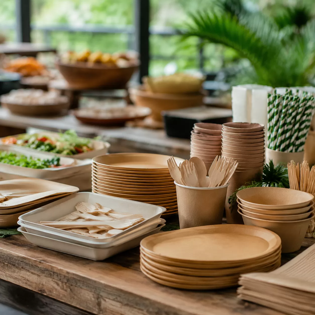 Eco-Friendly Catering Supplies for Higher Margins