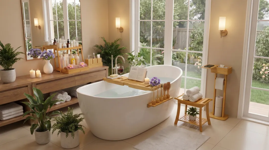 Jibamboo Bathroom Wellness Oasis