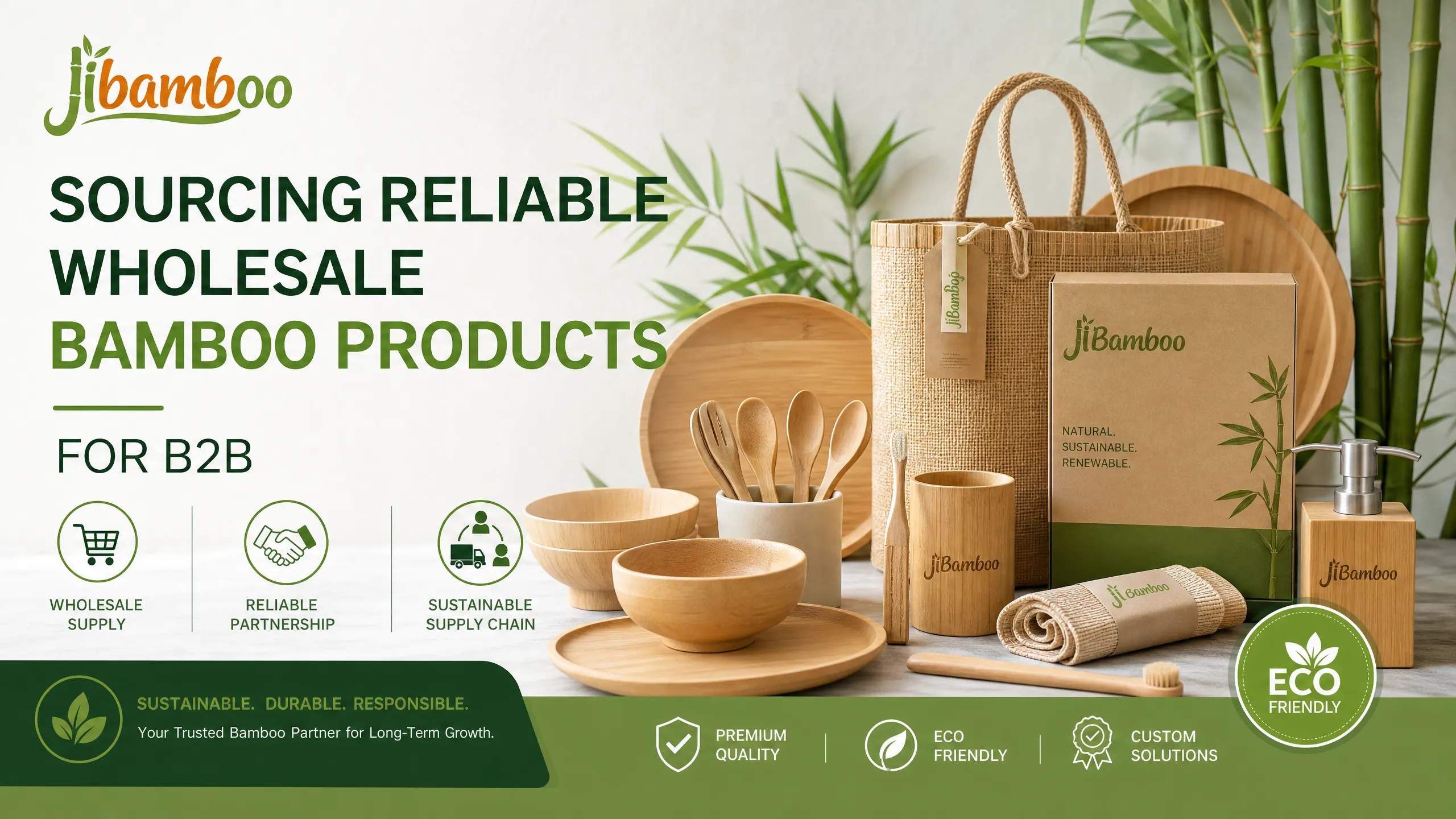 Sourcing Reliable Wholesale Bamboo Products for B2B